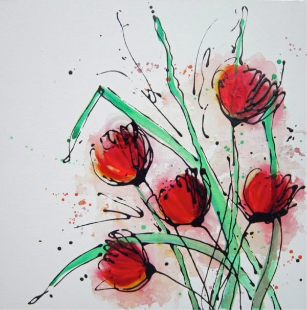 Tulip Splash, Artwork Alce Harfield