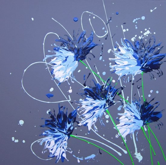 Cornflower Splash by Alce Harfield