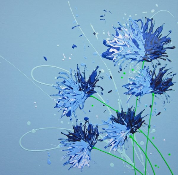 Cornflower Blue painting by Alce Harfield