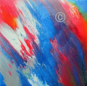 2212 Creation acrylic on board with resin coating