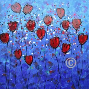 2221 Happy Together (with resin details on blooms)