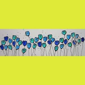 2291 Indigo Splash (with resin highlights) 24x70”