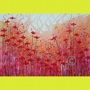 2321 Poppy Sparkle (with glitter and ladybird)