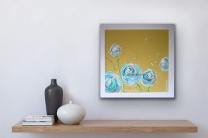 Turquoise Twist in a room