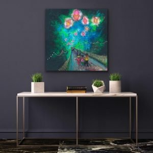 I walk the line in a room