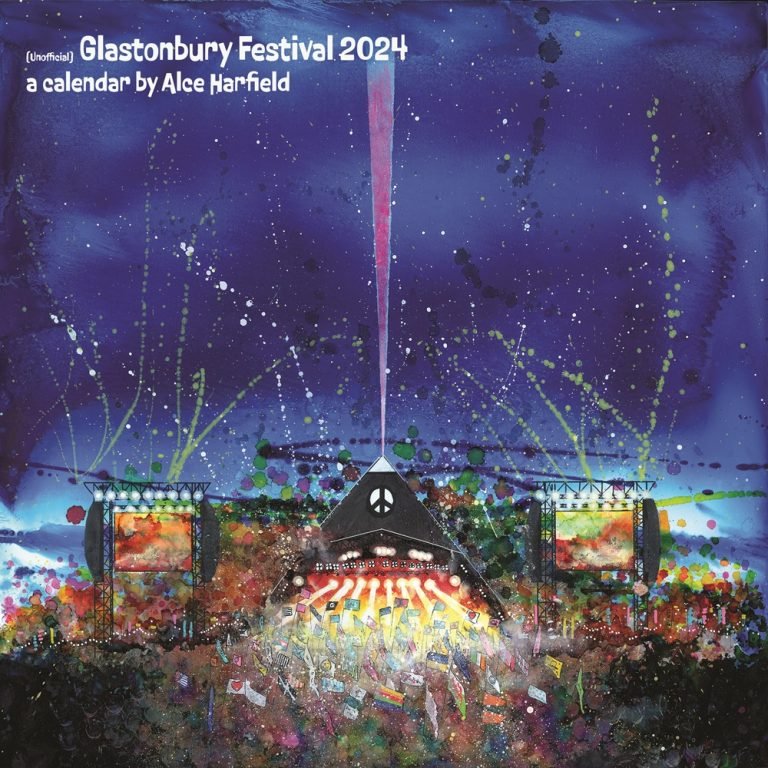 unofficial-glastonbury-festival-calendar-2024-alce-harfield-artworks