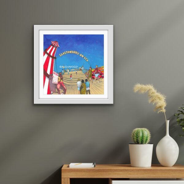 meet me on the pier room print