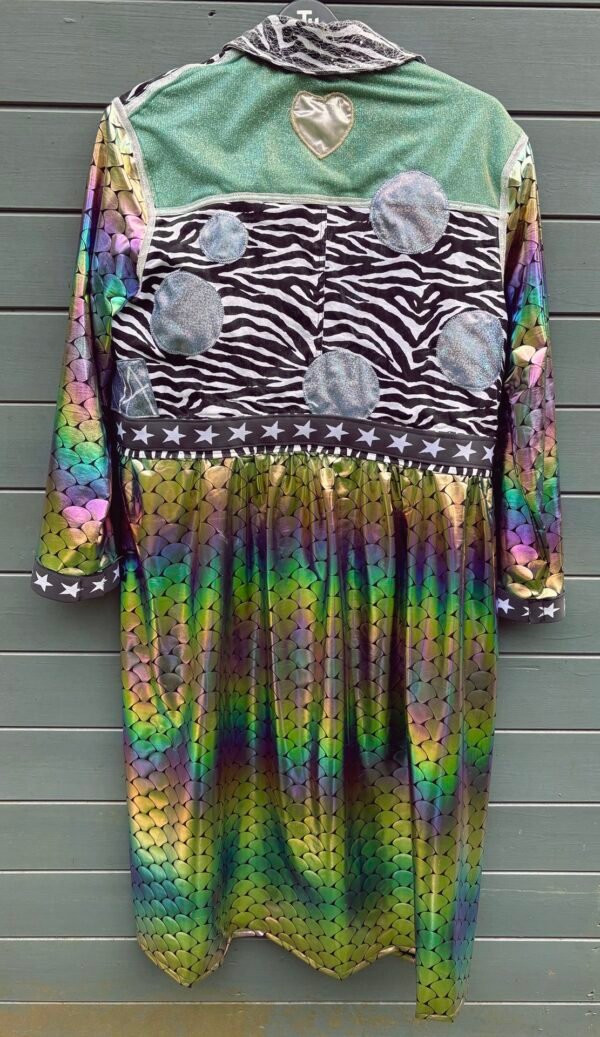 zebra mermaid back