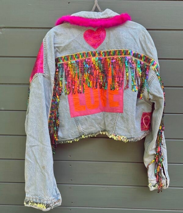 Choose Love back cropped size M £200.00