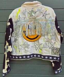 Cow Star back (glow in the dark details) size S £200.00