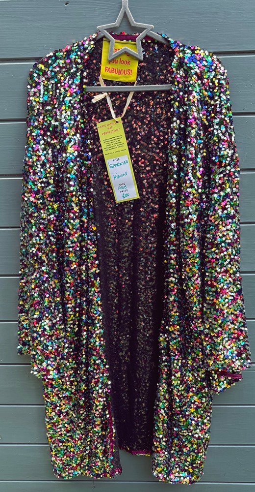Sparkle kimono free size £75.00